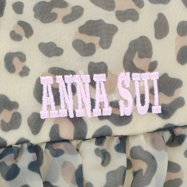 ANNA SUI（アナ スイ）ヒョウ柄チャイナワンピース