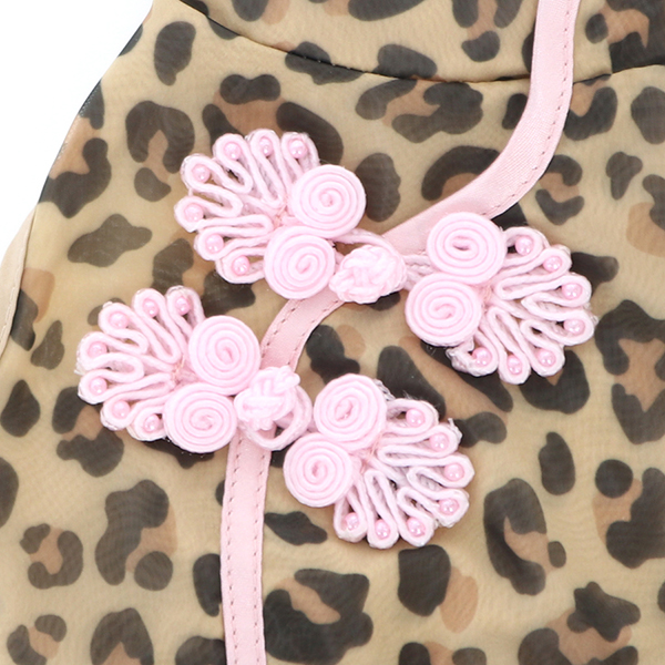 ANNA SUI（アナ スイ）ヒョウ柄チャイナワンピース