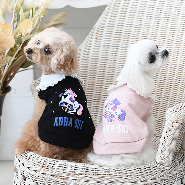 ANNA SUI（アナ スイ）ユニコーン襟付きプルオーバー