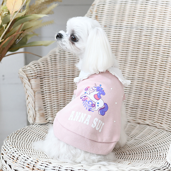 ANNA SUI（アナ スイ）ユニコーン襟付きプルオーバー