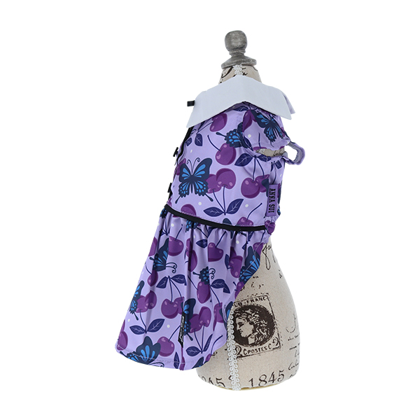 2025新商品 ANNA SUI（アナ スイ）リボンタイチェリー総柄ワンピ