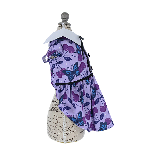 2025新商品 ANNA SUI（アナ スイ）リボンタイチェリー総柄ワンピ