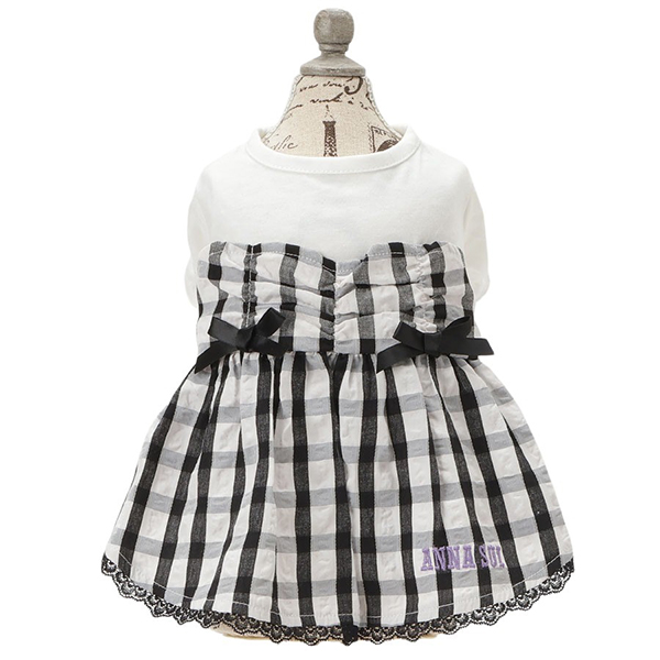 2025新商品 ANNA SUI（アナ スイ）ギンガムチェックドッキングワンピ