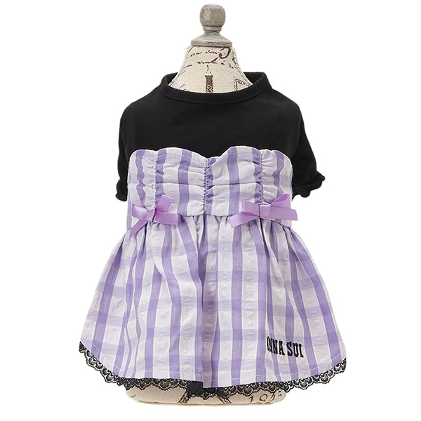 2025新商品 ANNA SUI（アナ スイ）ギンガムチェックドッキングワンピ