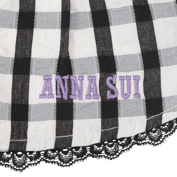 2025新商品 ANNA SUI（アナ スイ）ギンガムチェックドッキングワンピ