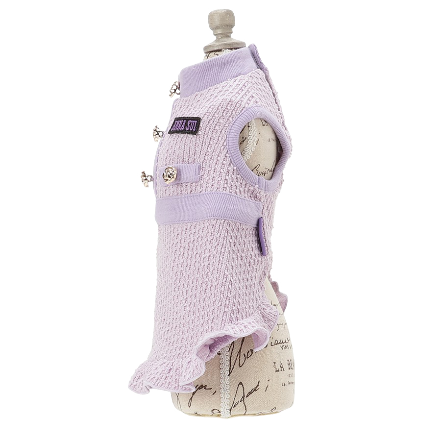 2025新商品 ANNA SUI（アナ スイ）ツイード風ニットワンピース