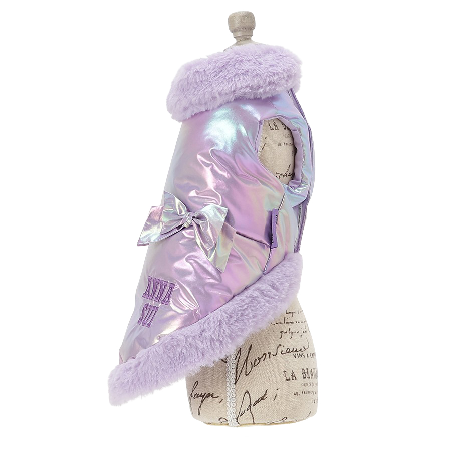 2025新商品 ANNA SUI（アナ スイ）リボン付きリアルダウンベスト