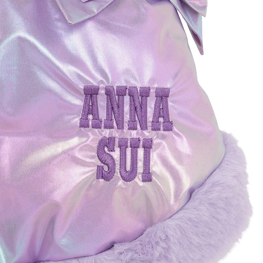2025新商品 ANNA SUI（アナ スイ）リボン付きリアルダウンベスト