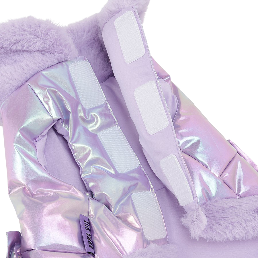 2025新商品 ANNA SUI（アナ スイ）リボン付きリアルダウンベスト