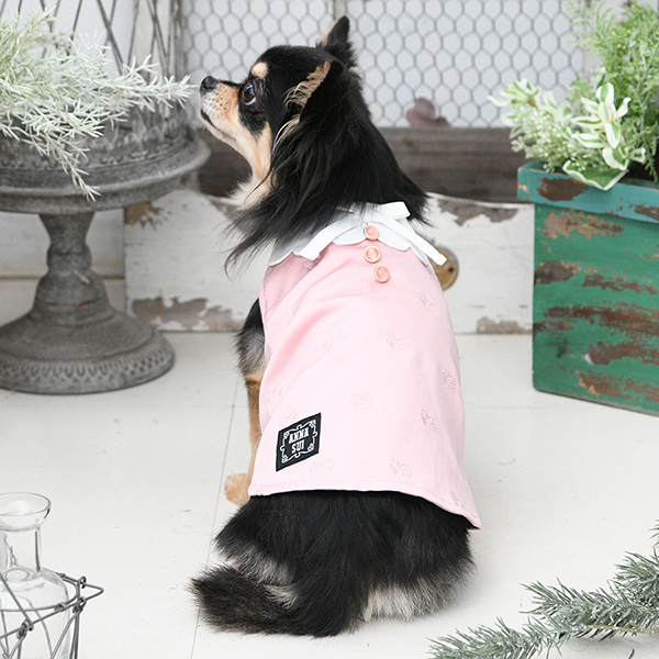 2026新商品 ANNA SUI(アナ スイ)バタフライ刺繍Aラインワンピ