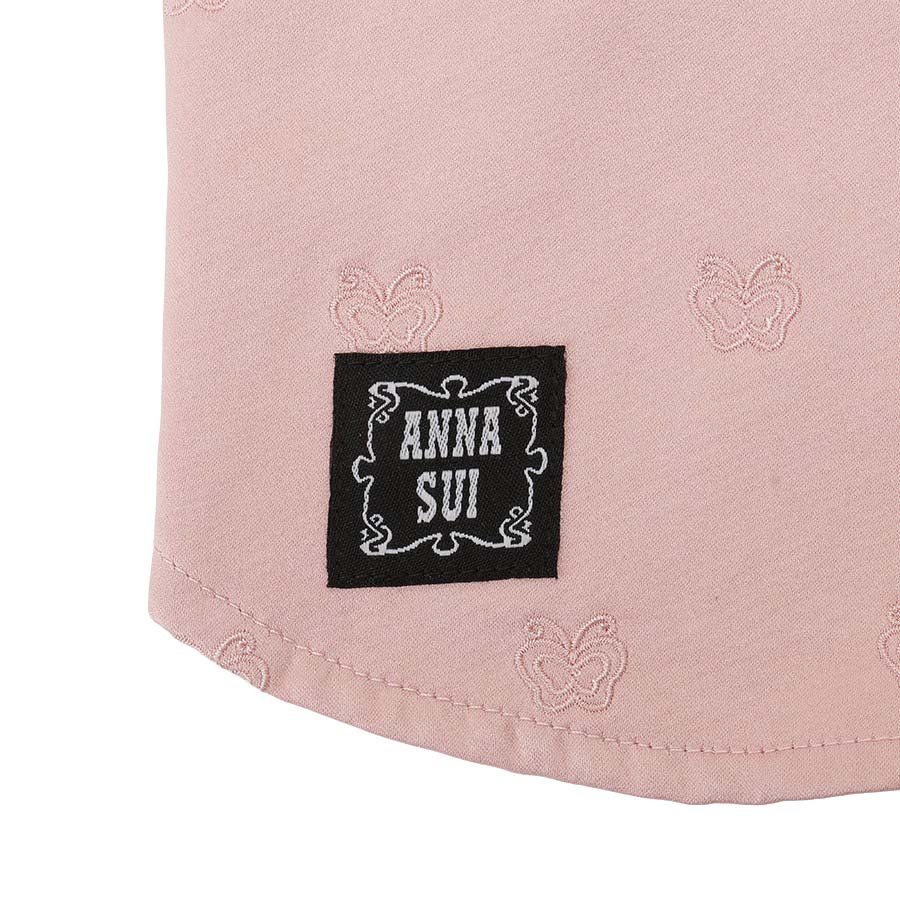 2026新商品 ANNA SUI(アナ スイ)バタフライ刺繍Aラインワンピ