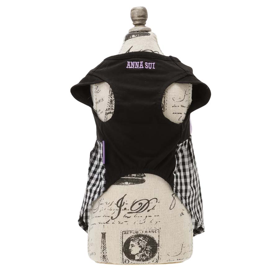 2026新商品 ANNA SUI(アナ スイ)バラコサージュギンガムチェックワンピ