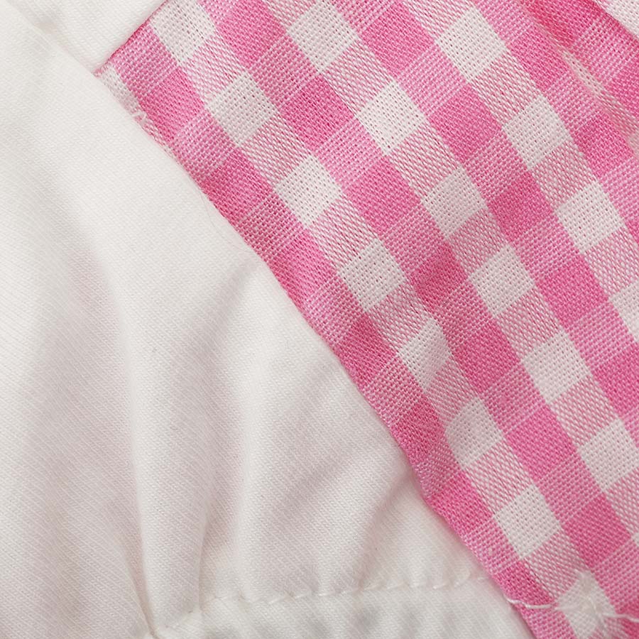 2026新商品 ANNA SUI(アナ スイ)バラコサージュギンガムチェックワンピ