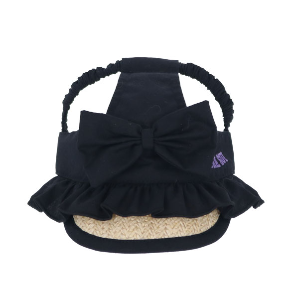 2026新商品 ANNA SUI(アナ スイ)リボン付き麦わらサンバイザー