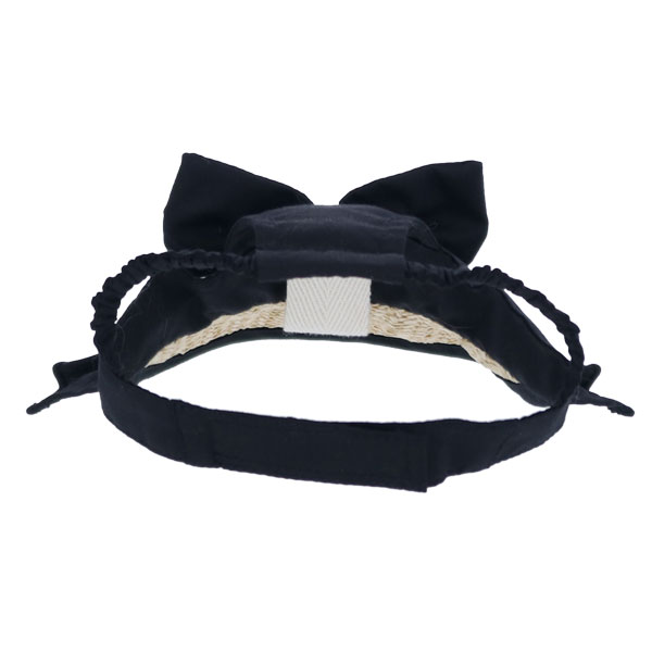 2026新商品 ANNA SUI(アナ スイ)リボン付き麦わらサンバイザー