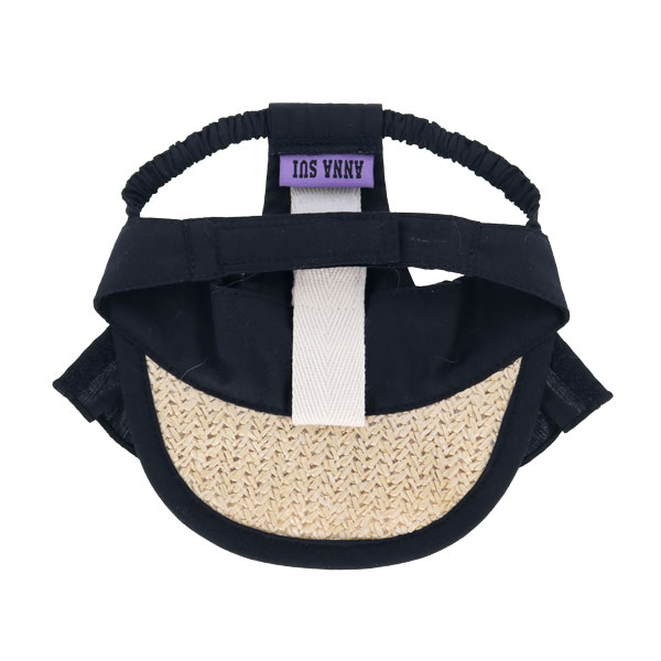 2026新商品 ANNA SUI(アナ スイ)リボン付き麦わらサンバイザー