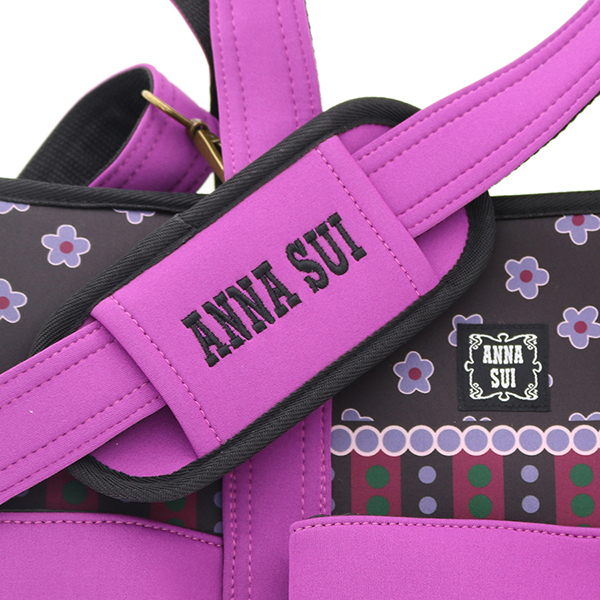 ANNA SUI（アナ スイ）ネオプレーンキャリートート｜全2色