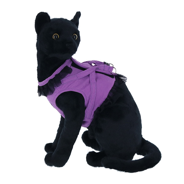 ANNA SUI（アナスイ） 猫用フリル付きハーネス｜全2色