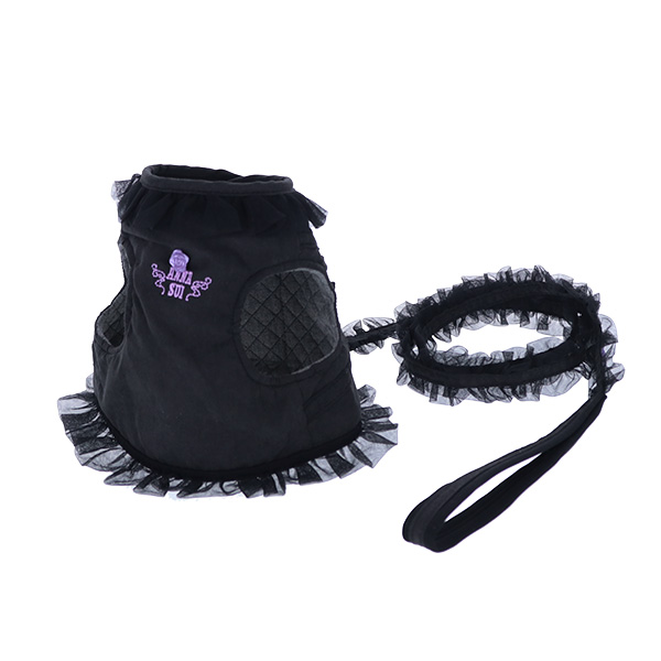 ANNA SUI（アナスイ） 猫用フリル付きハーネス｜全2色