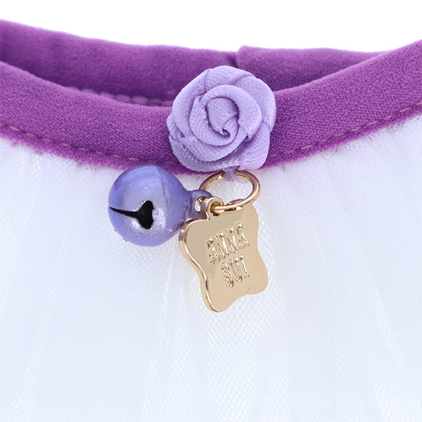 ANNA SUI（アナスイ） 猫用バラ付チュールシュシュ首輪