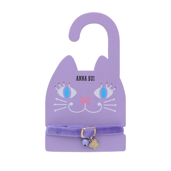 ANNA SUI（アナスイ） 猫用ベロア調首輪｜全2色