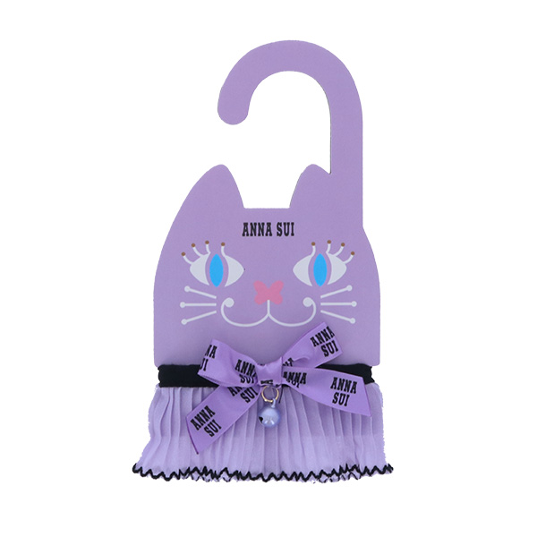 ANNA SUI（アナスイ） 猫用リボン付シフォンプリーツシュシュ首輪