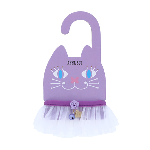 ANNA SUI（アナスイ） 猫用バラ付チュールシュシュ首輪