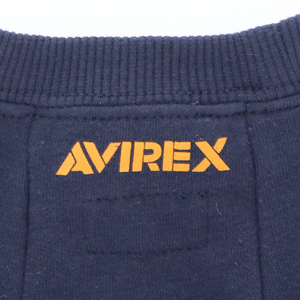 2022 AVIREX（アヴィレックス）ロゴパッチスウェット