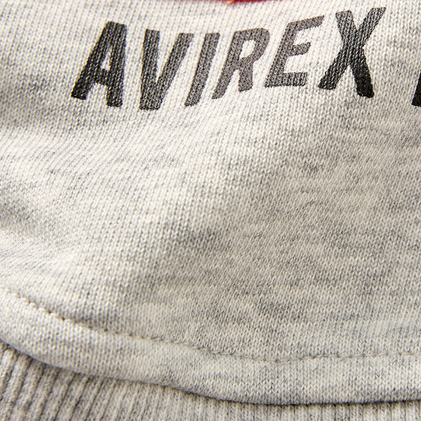 AVIREX（アヴィレックス）シーティングパッチドスウェット
