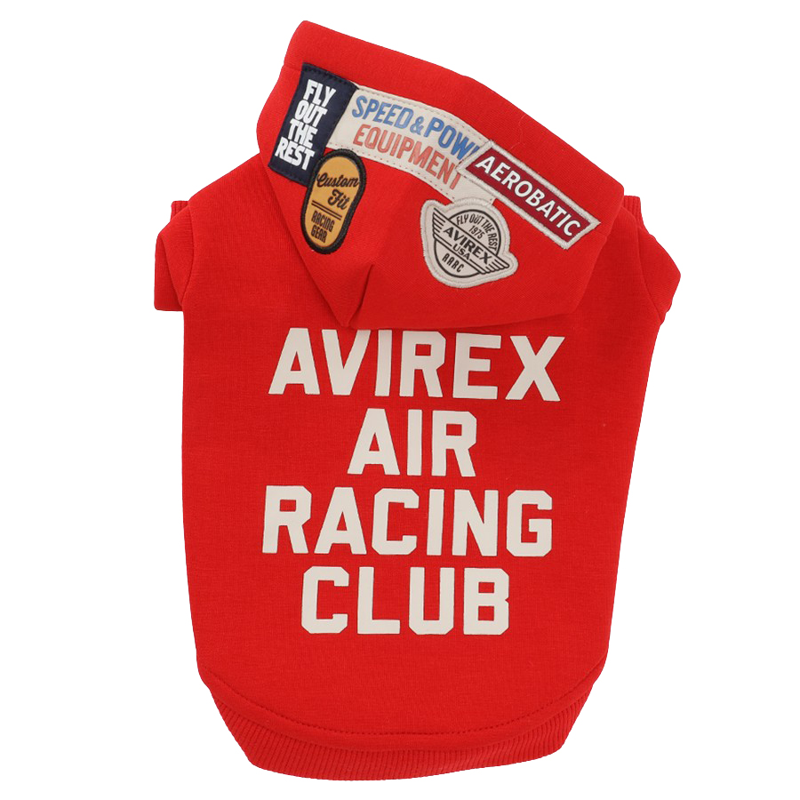 2025新商品 AVIREX（アヴィレックス）A.A.R.C.パッチドスウェットフーディー