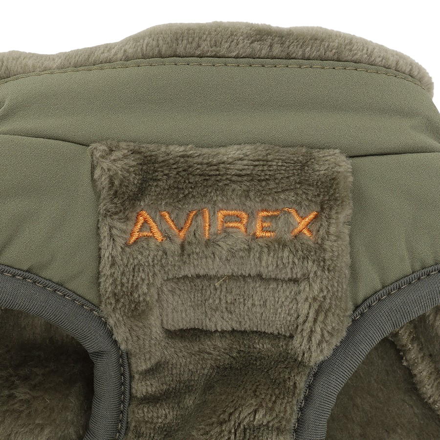 2025新商品 AVIREX（アヴィレックス）ロゴパッチフリースジャケット