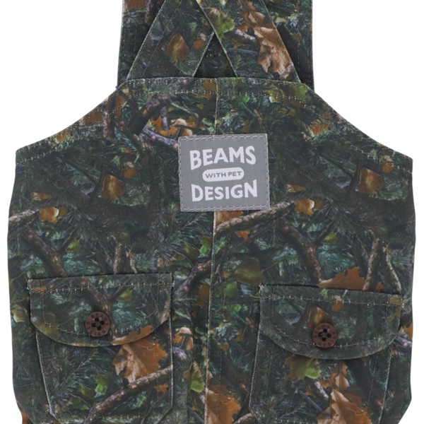 BEAMS DESIGN(ビームス デザイン)サロペット リアルツリーカモ柄