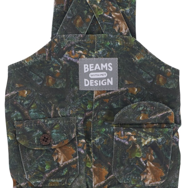 BEAMS DESIGN(ビームス デザイン)サロペット リアルツリーカモ柄