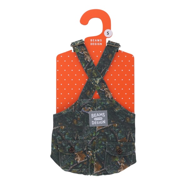 BEAMS DESIGN(ビームス デザイン)サロペット リアルツリーカモ柄