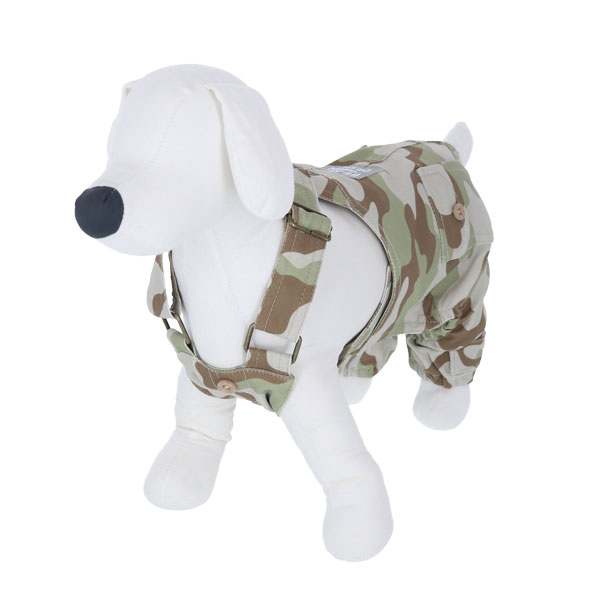 BEAMS DESIGN（ビームス デザイン）サロペット デザートカモ柄