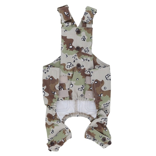 BEAMS DESIGN(ビームス デザイン)サロペット チョコチップカモ柄