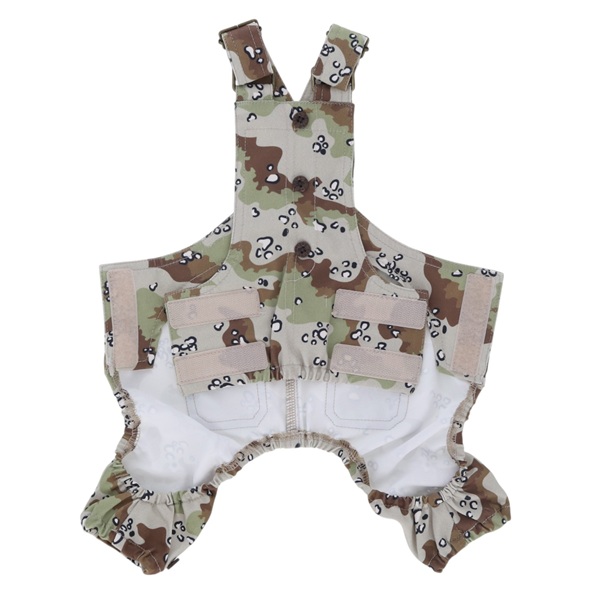 BEAMS DESIGN(ビームス デザイン)サロペット チョコチップカモ柄