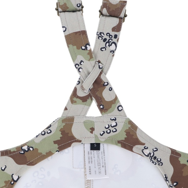 BEAMS DESIGN(ビームス デザイン)サロペット チョコチップカモ柄