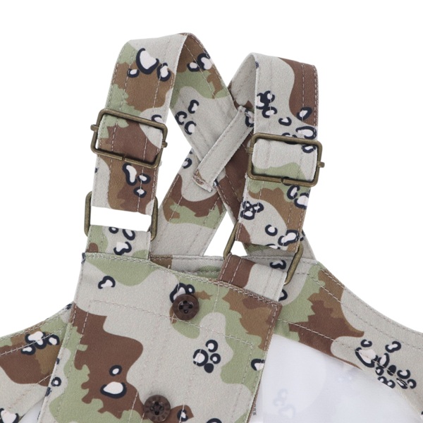 BEAMS DESIGN(ビームス デザイン)サロペット チョコチップカモ柄