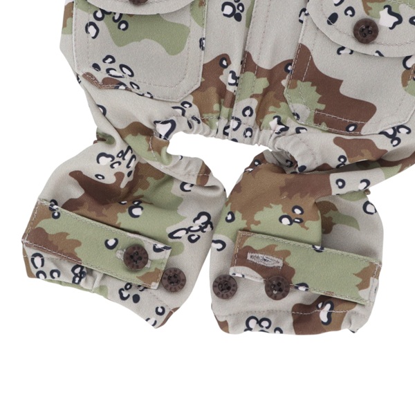 BEAMS DESIGN(ビームス デザイン)サロペット チョコチップカモ柄