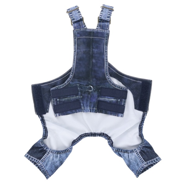 BEAMS DESIGN(ビームス デザイン)サロペット デニムプリント柄