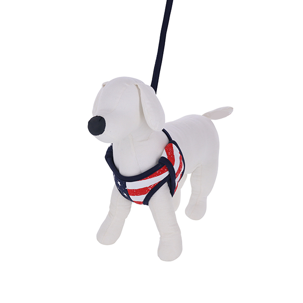 WEB限定】BEAMS DESIGN（ビームス デザイン）ハーネスリード スターズアンドストライプス | 犬服・ドックウェアCalulu(カルル)