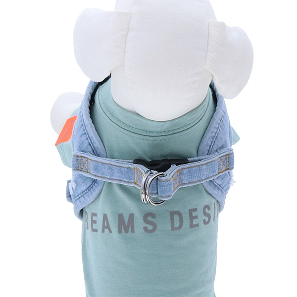 BEAMS DESIGN（ビームス デザイン）ベルトハーネス ダメージデニム