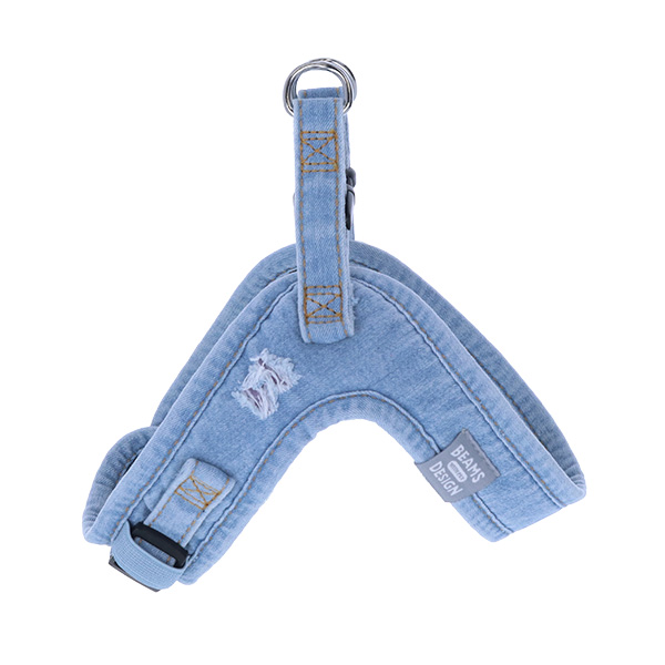 BEAMS DESIGN（ビームス デザイン）ベルトハーネス ダメージデニム