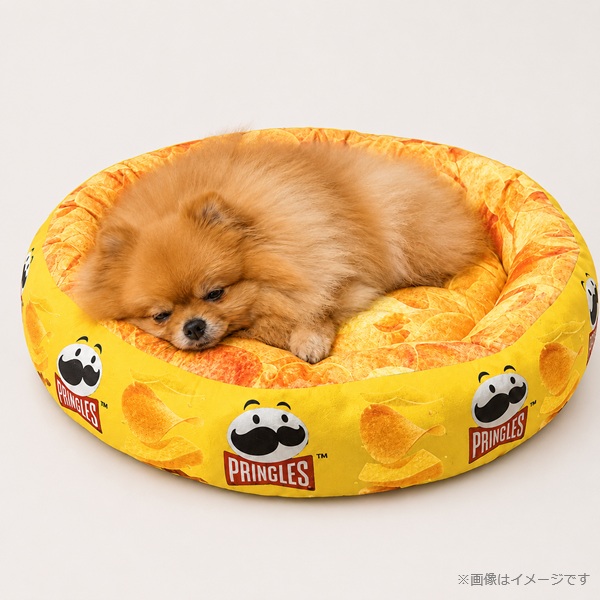 Ywow Pet(ワイワオペット)ペットベッド プリングルズ チェダーチーズ イエロー