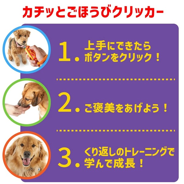 Brightkins(ブライトキンズ)カチッとごほうびクリッカー ホットドッグ