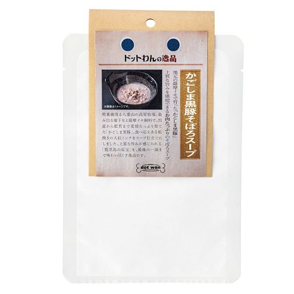 ドットわん逸品 かごしま黒豚そぼろスープ 60g