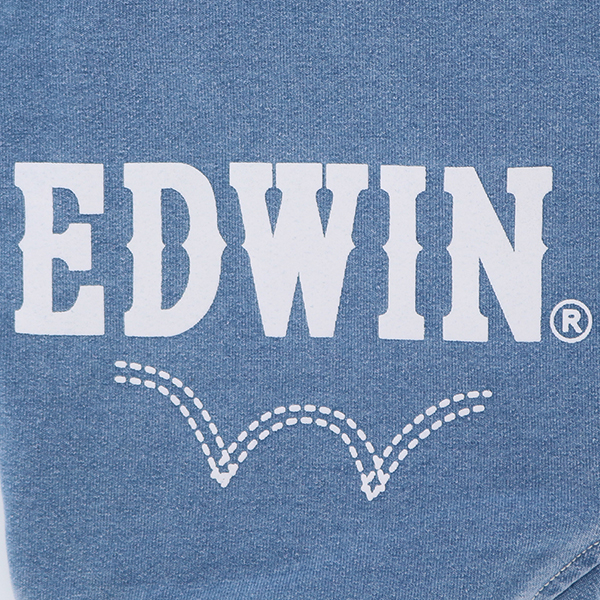 EDWIN（ エドウィン）デニムライクロゴパーカー