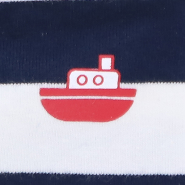 EDWIN（ エドウィン）デニムポケットボーダーTシャツ