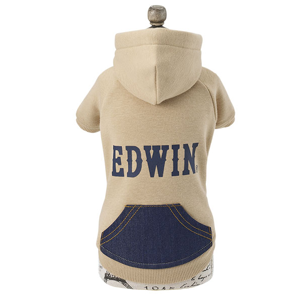 EDWIN（ エドウィン）デニムライクポケット付パーカー